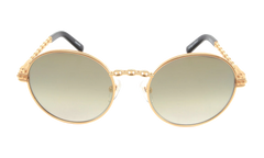 508 Mariner 24KT "Yellow Gold / Moss Green Gradient Flash Gold" MN582 0004 19D2