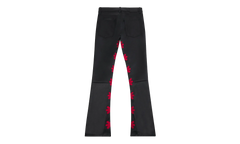 Leather Pant "Red / Black" LSLPBR