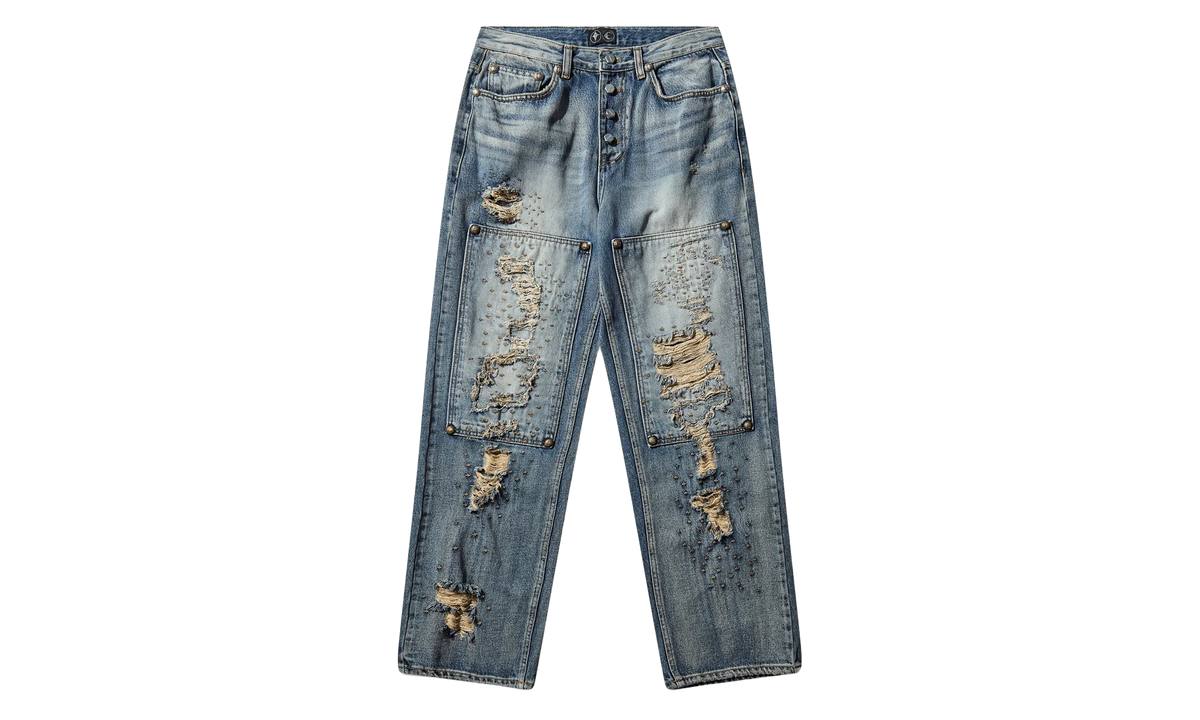 Vintage Double Knee Pants "Blue" TC25PT2801