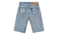 Cowrie Shell Denim Shorts "Medium Wash" BAR17