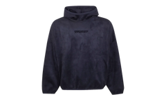 Suede Fleece Modern Hoodie "Vintage Black" 192HO256941F