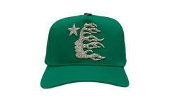 Rhinestone Snapback Hat "Green" HSR143