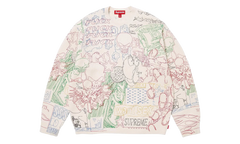 Collage Embroidered Sweater "SS26 - White" SU27294