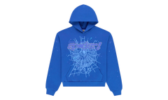 Rhinestone Punk V2 Hoodie "Blue" SP5der408