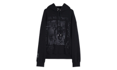 PRINTED KNIT HOODIE "Black" RU HO0005 J117 P24 10
