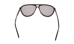 Aviator Logo Sunglasses "Black / Black / Silver" XA41764AC BBS