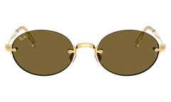 A$AP Rocky Rimless Oval "Arista / Brown Gold" 0RB3929 001/73
