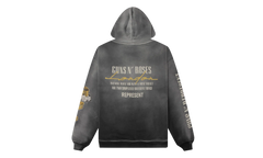 Represent Guns N' Roses Cross Zip Hoodie "Stained Black" MLM100760 04