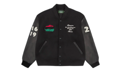 Peace Wreath Varsity Jacket "Black" DT445