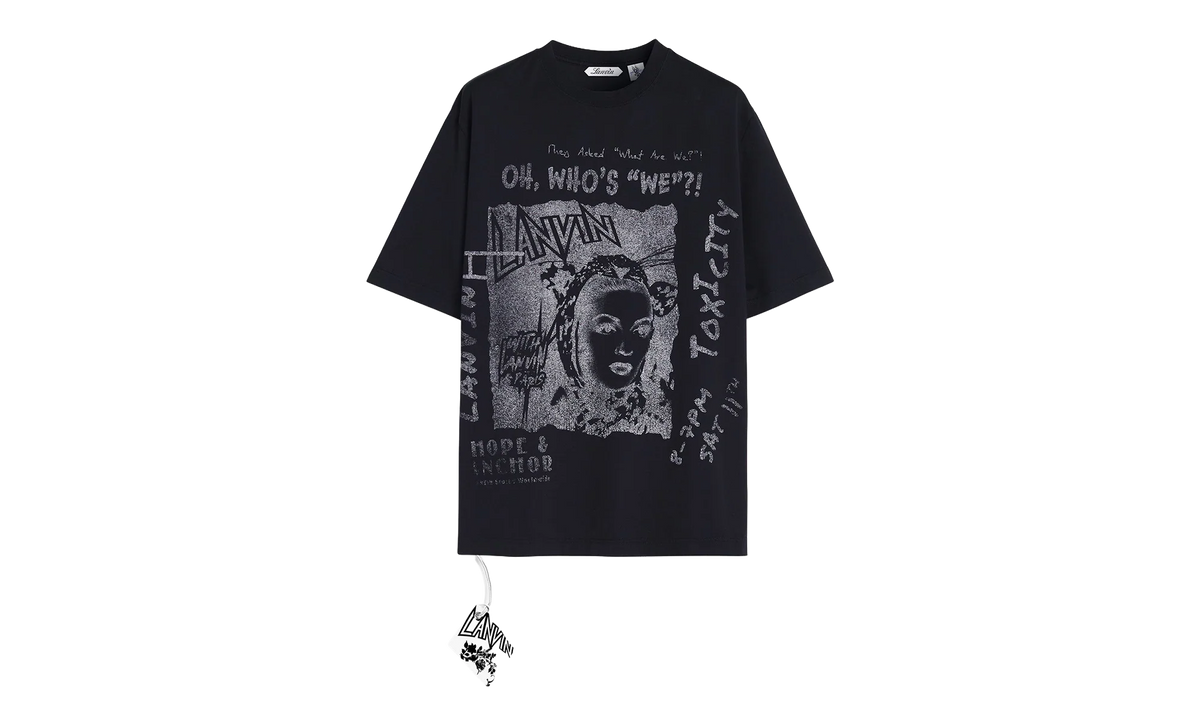 PRINTED COTTON T-SHIRT "Black" RU TS0037 J117 P24 10