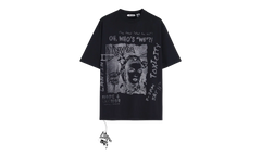 PRINTED COTTON T-SHIRT "Black" RU TS0037 J117 P24 10