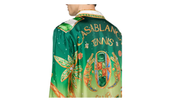 Cuban Collar Long-Sleeve Shirt "Joyaux D'Afrique" MS24 SH 006 01 JOYA