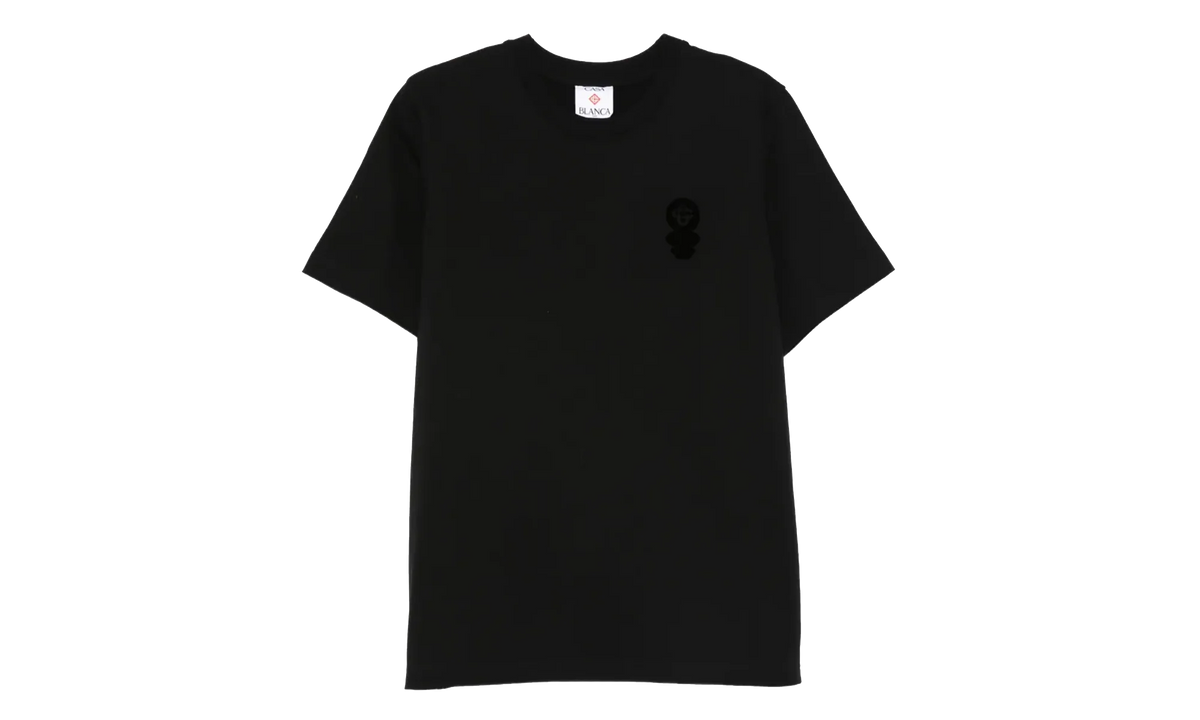Squash Logo Flock T-Shirt "Black" MSS26JTS00106