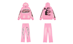 Brainwashed Without Brain Hoodie and Sweatpants (Full Set) "Pink" HSR132