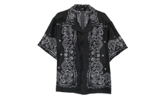 Bandana Paint Bowling Shirt "Black" AMTOSH1049 001