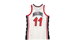 NBA Karl Malone Authentic Jersey "1996 USA Dream Team - White" AJY4CP20042 USAWHIT96KMA