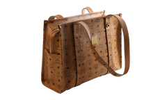 Large Aren Tote in Visetos "Cognac" MWTFATA02CO001