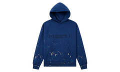 Sequin Splatter Paint Hoodie "Blue" P401 MFNZ425