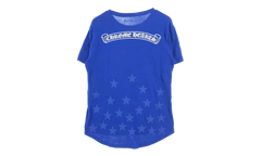 Vertical Logo Graphic Print T-Shirt "Blue" CHRM0823