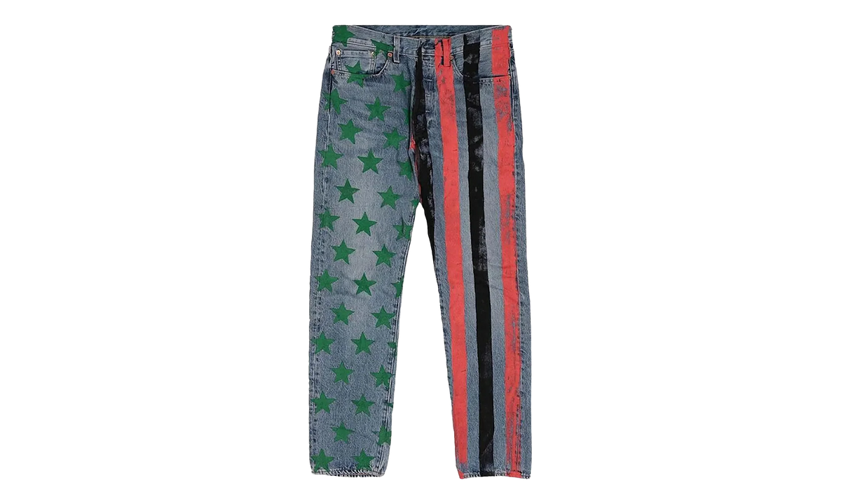 Cactus Plant Flea Market 4th of July Denim Jeans "Blue" DT378
