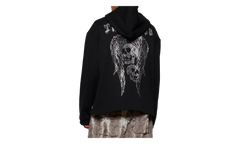 TC Angels Crystal Embellished Hoodie "Black" TC25SS2401