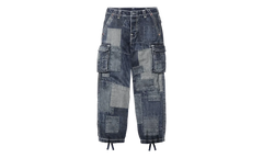 True Religion Patchwork Cargo Pant "FW25 - Dirty Indigo" SU27243