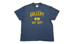 Art Dept Short Sleeve Tee Shirt "Navy Yellow" GDADSSTSNY