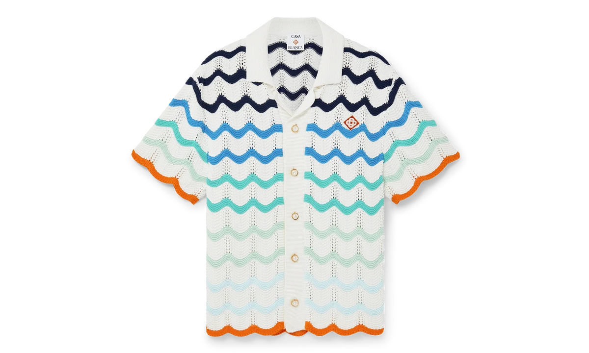 Gradient Wave T-Shirt "Orange / Multicolor" MS25 KW 984 01 MULT
