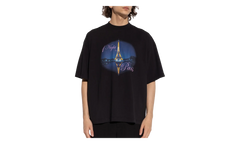 Night in Paris Oversized T-Shirt "Washed Black" UH76TR410B WASH