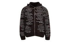 Scripture Zipper Pullover "Coal" 1110380002FW24