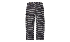 Jacquard Logos Double Knee Denim Painter Jeans "FW25 - Rigid Indigo" SU26912