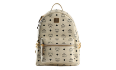 Small Stark Backpack in Visetos "Beige" MMKEAVE15 BEIGE
