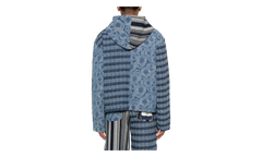 Indigo Tapestry Full Zip Hoodie "Indigo" HTG260166 IND