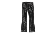 Coated Flare Jeans "Black" P004 CFDB324