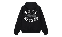Born X Raised Logo Zip Hoodie "Black" STUS423