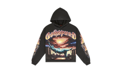 Burnt Bridges Hoodie "Black Wash" HTCQM68E