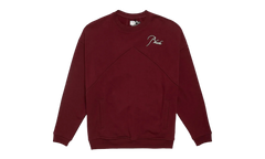 Embroidered Crewneck "Burgundy" PF22SW01012800