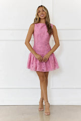 Alden Mini Dress Pink
