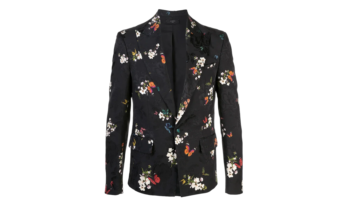 Butterfly Jacquard Blazer "Black" Y0M12176JA BLK