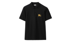 Metallic Equestrian Knight Polo Shirt "Black" 8119008
