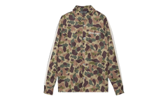 Camo Track Shirt "Military / White" PMGA104F21FAB0055601