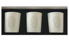 Shot Glass 22 Candle Set "White" CHRM0850