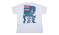 Paris Eiffel Cafe Logo Tee "White" KHM034690 101