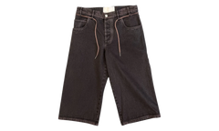 Long Denim Shorts "Black Fade Out" 261 MST055 FADEBLK
