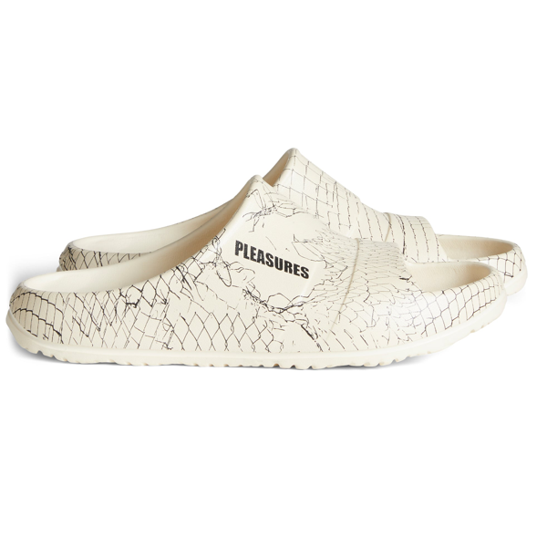 Pleasures x Sperry Float slide Cream