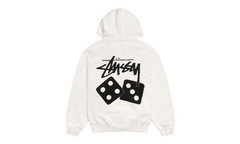 Dice Pigment Dyed Zip Up Hoodie "Natural" STUS371