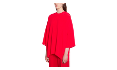 SILK ROUND NECK BLOUSE "Red" RW TO0004 4868 P23 37