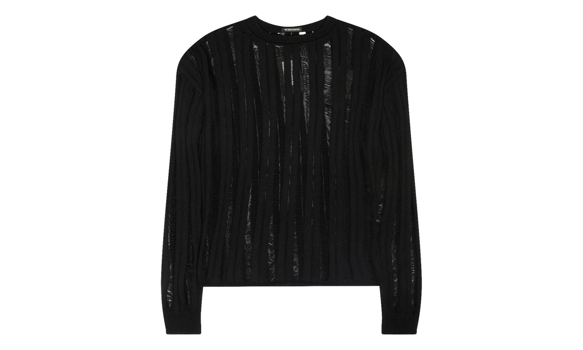 Daniel Ladder Stitch Oversize Sweater "Black" ADR MTPS 0003