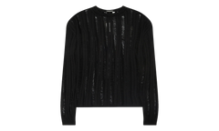 Daniel Ladder Stitch Oversize Sweater "Black" ADR MTPS 0003