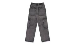Loose Straight Cargo Pants Wmns "Black" PF22WDF019_BLACK